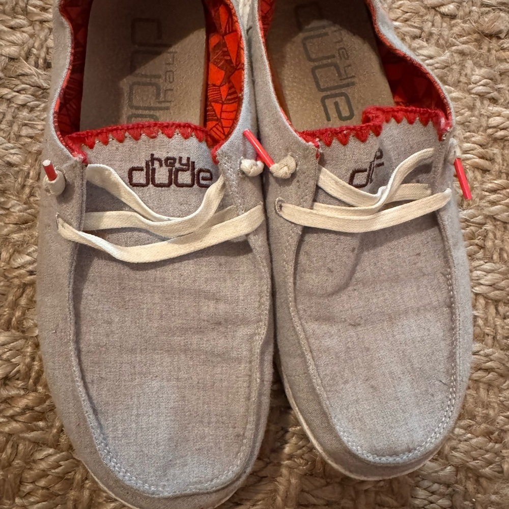 Hey Dude Gray Casual Shoes
